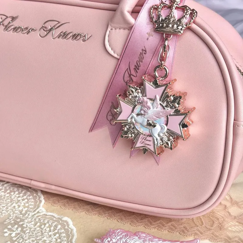 Flower Knows Knight Einhorn-Make-up-Set, Lidschatten, Rouge, Lippenstift mit Tragetasche, süßes Kawaii-Beauty-Geschenkset, limitierte Auflage — image 6