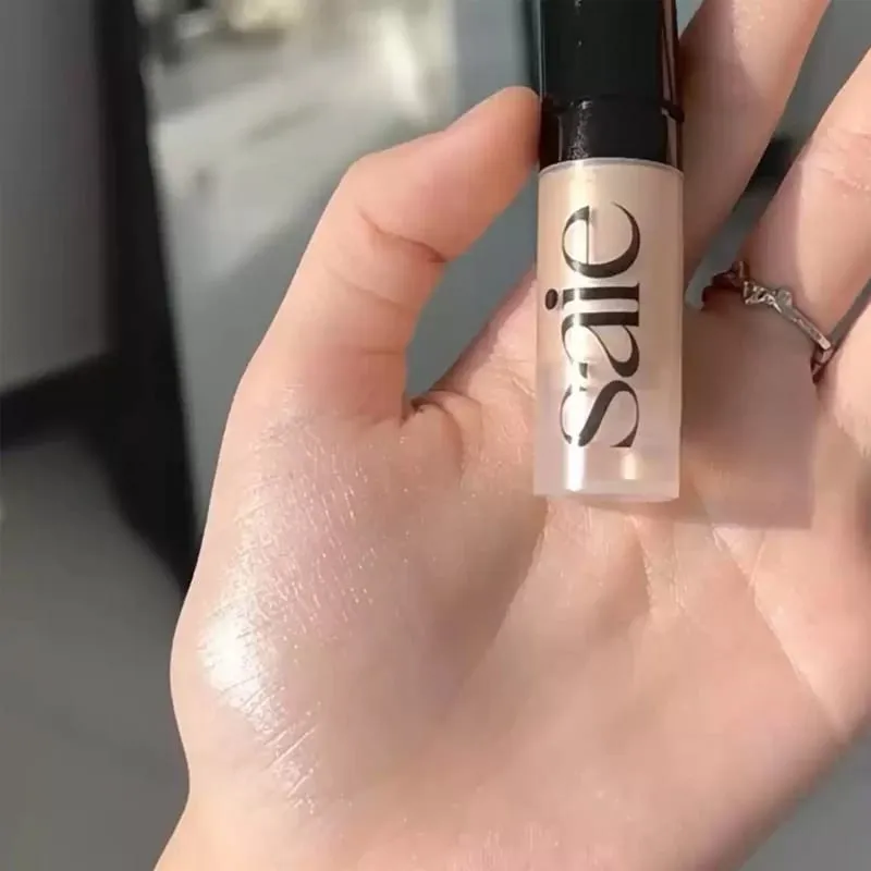 Saie 4-Colors Liquid Blush CHILLY SPICY Highlighter Sunglow Contouring Shimmer Powder Quick-drying Non-sticky Natural Texture — image 6