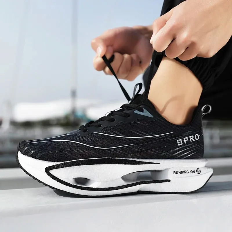 2026 Men Sports Running Shoes Marathon Breathable Light Comfortable Women Athletic Sneakers Carbon Board Trend Athletic Sneakers — image 5