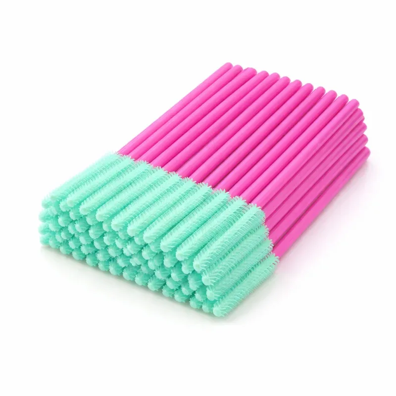 Pennello per ciglia in silicone Bacchette per mascara Applicatore Pettine per sopracciglia Asta Spoolies Pennelli per ciglia Forniture per estensione ciglia Strumenti per trucco — image 9