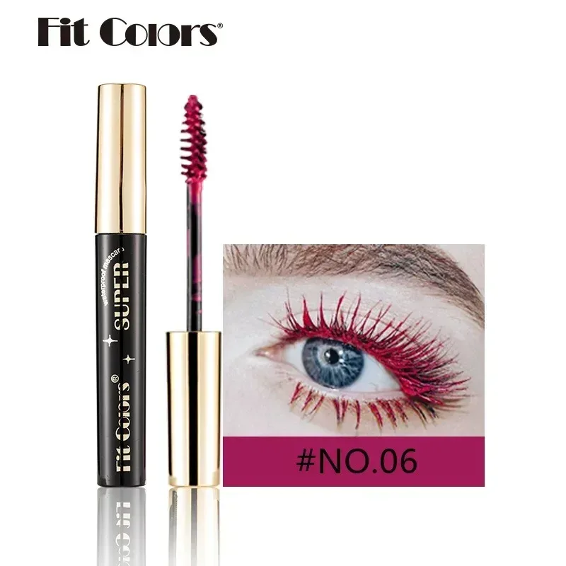 Gekleurde Mascara Make-up 4D Zijdeachtige Natuurlijke Lange Wimpers Mascara Waterproof Langdurige Uitbreiding Dikke Blijvende Curling Mascara — image 16