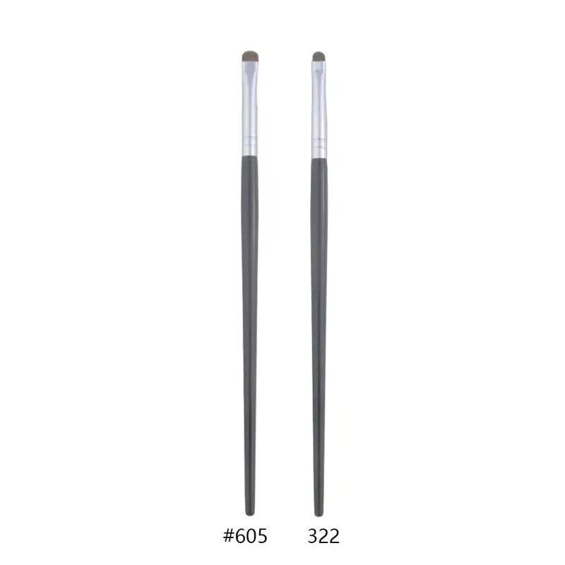 1 pezzo dettaglio piccolo ombretto pennello per trucco pony ombretto di precisione pennelli per trucco strumenti cosmetici sfumino affusolato — image 14