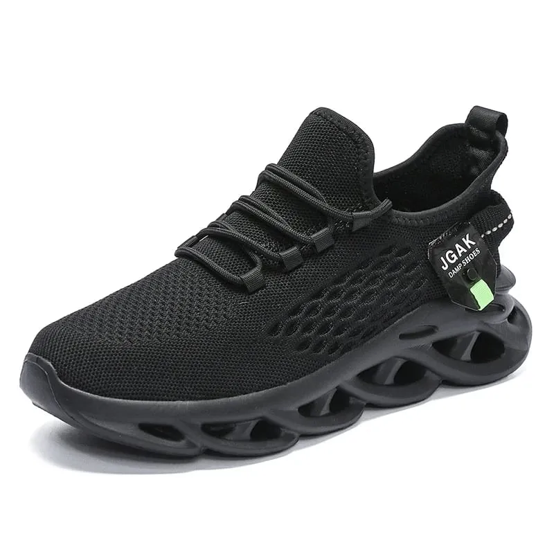 Plus grande taille 49 50 51 52 hommes maille baskets absorbant les chocs chaussures de course respirant décontracté marche athlétique sport formateurs — image 3