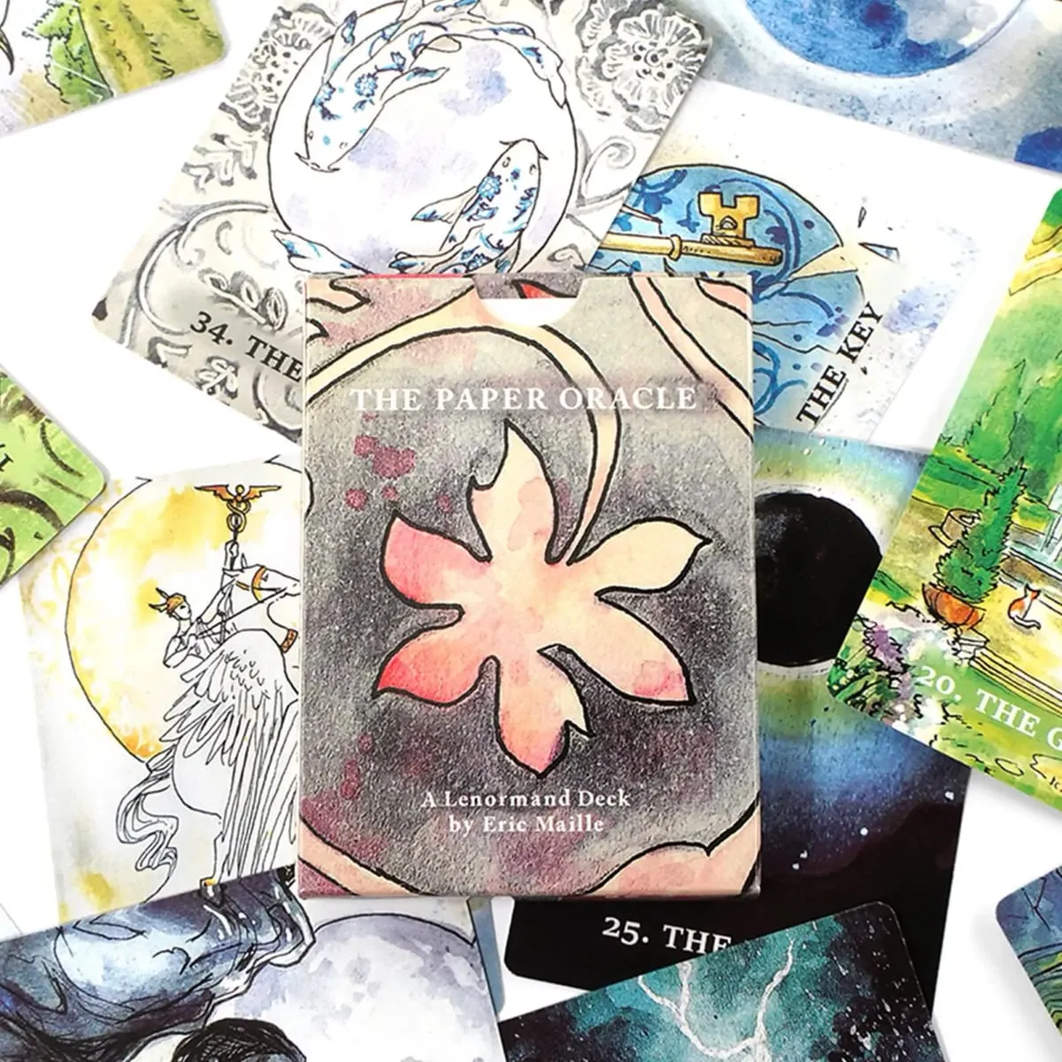 9*6cm Bộ bài Oracle Lenormand bằng giấy 36 lá bài — image 2