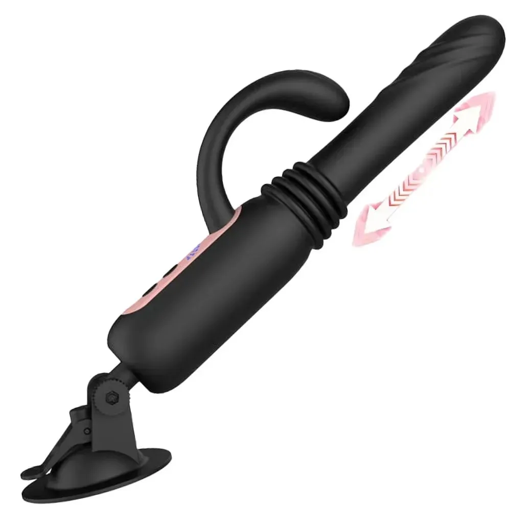 7 Machine sexuelle télescopique, gode vibrateur, 30MM, étirement automatique, Rechargeable avec ventouse, jouets sexuels pour adultes pour femmes — image 1
