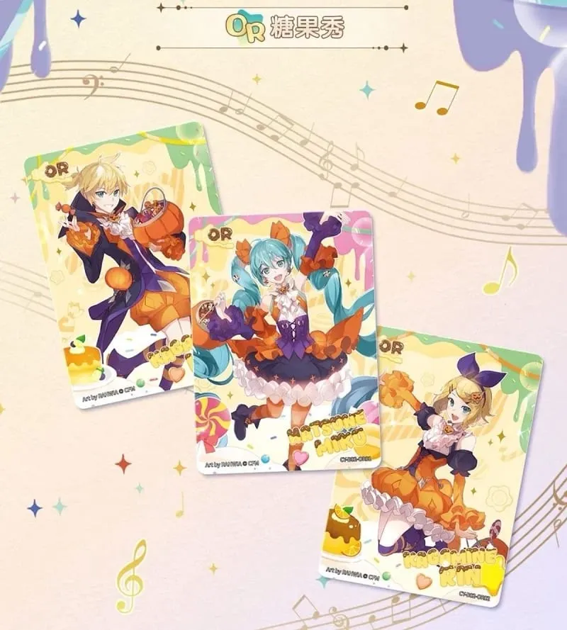 Original Hatsune Miku Card Charm Pack Shining Superstar Party Show Cards CR ODER UTR Rare Collection Kartenspielzeug — image 4