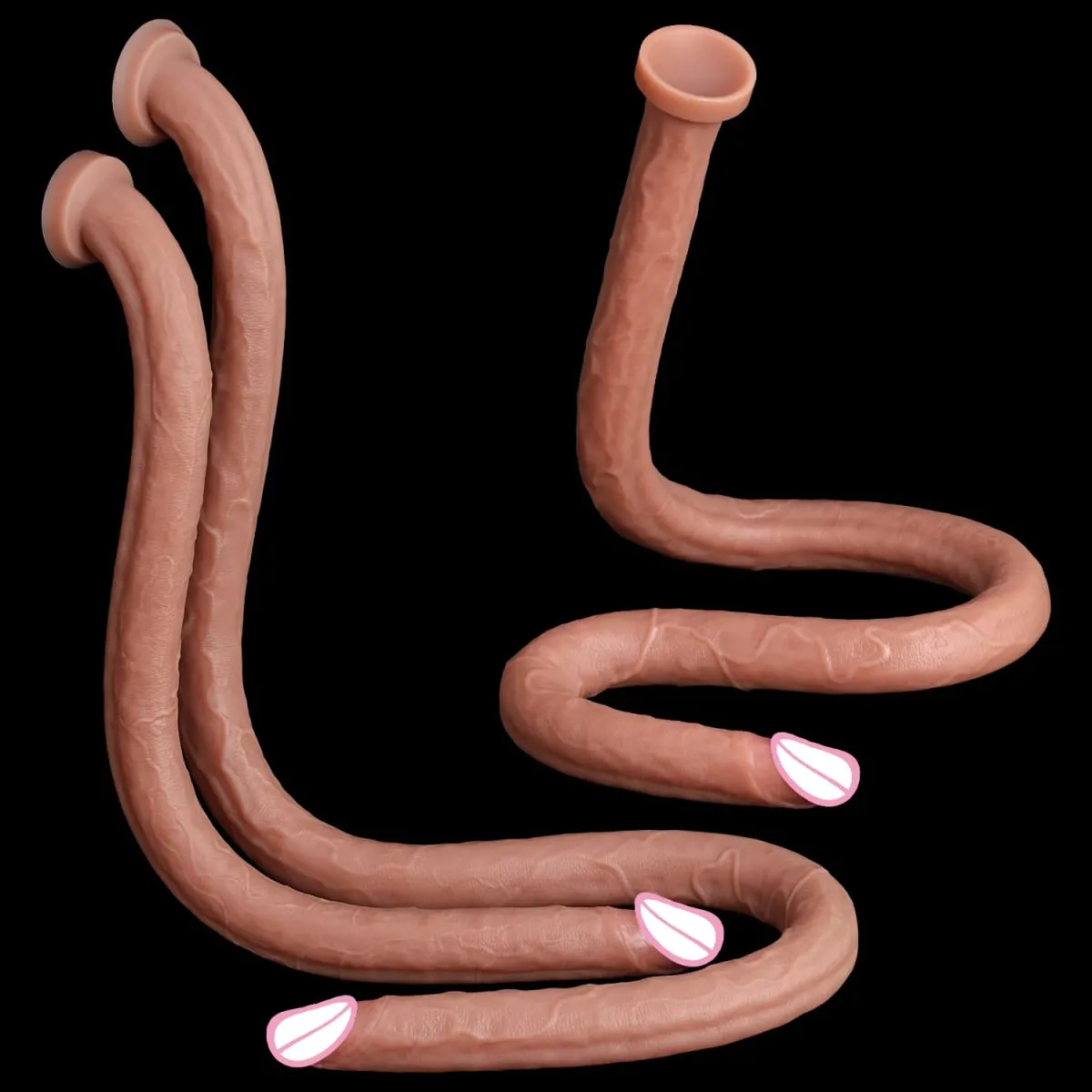Extra lange realistische Dildos G-Punkt-Stimulation Deep Touch Penis Vagina Analdildo Dick Erwachsene Sexspielzeug für Frauen Männer Butt Plug — image 1