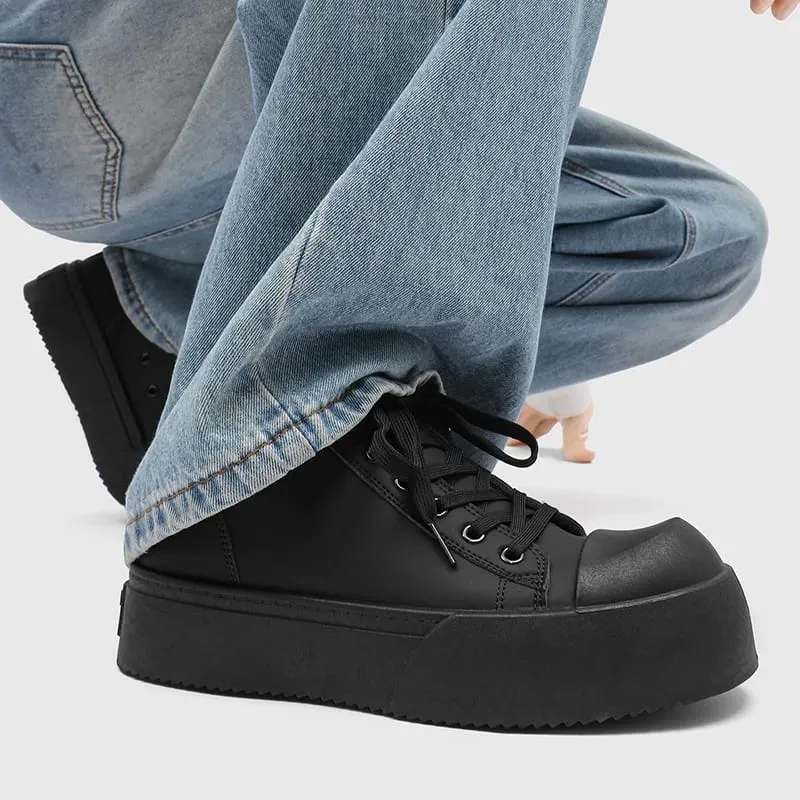 Năm 2025 Nam Tăng Chiều Cao Cao Đế Giày 8 Cm Tăng Chiều Cao Giày Đường Phố Hàn Quốc Zapatillas Deporte — image 5