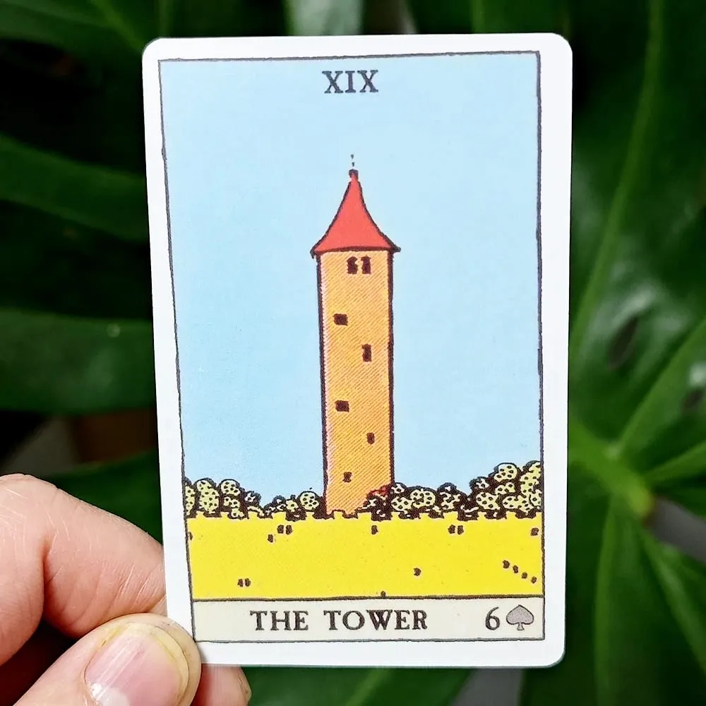 36 Stück Karten Pixie's Astounding Lenormand 9*6cm, erstellt mit Kunstwerken aus dem Smith-Waite Tarot Deck und „The Golden Vanity“ — image 4