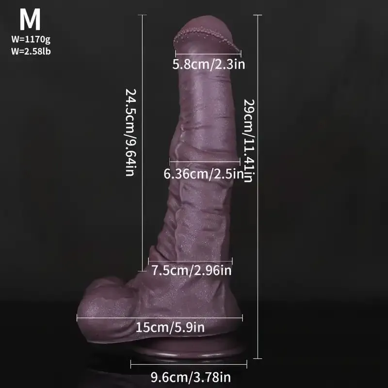 ขนาดใหญ่พิเศษม้าDildo 3.2 ''เส้นผ่านศูนย์กลางมอนสเตอร์ใหญ่Dildosพร้อมถ้วยดูดสำหรับAnalสัตว์แฟนตาซีของเล่นสำหรับผู้หญิงผู้ชายเกย์ 18 — image 8