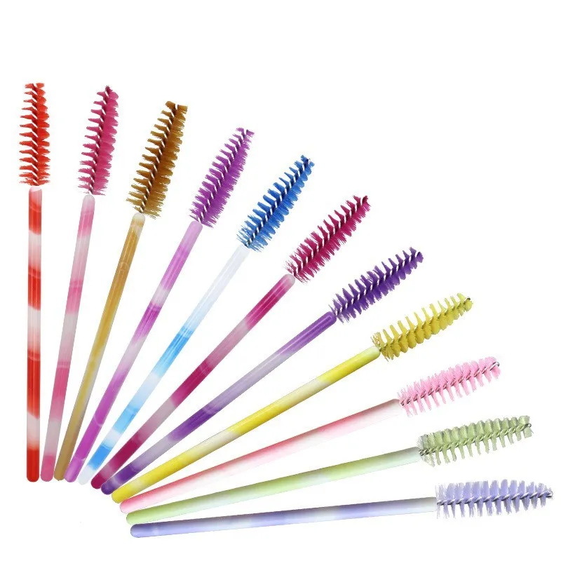 Spazzole per ciglia usa e getta Pennello per sopracciglia Bacchette per mascara Applicatore Strumenti per estensione ciglia cosmetiche Bobine per ciglia per trucco — image 2