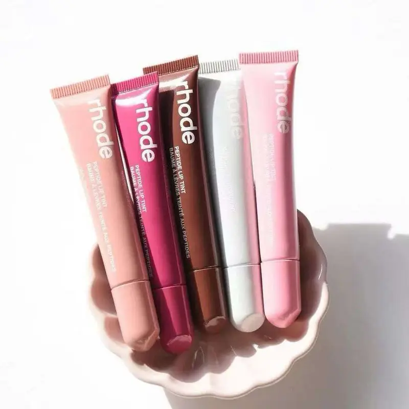 Rhode Skin Spring Lip Gloss Lip Balm Smoothing ลิปสติกเส้น Lasting Nourishing ผู้หญิง Daily Care Moisturizer Blush สาวแต่งหน้า — image 2