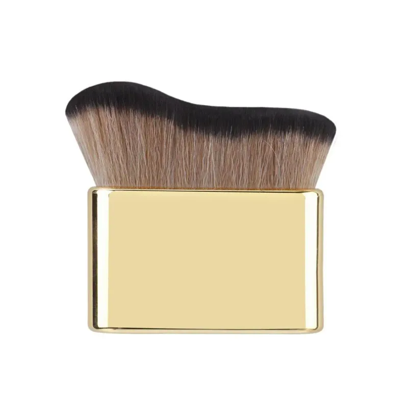 Pennello autoabbronzante per il corpo Pennelli per trucco morbidi dorati Pennello autoabbronzante portatile Strumenti per applicare la crema solare per fondotinta per collo e gambe — image 14