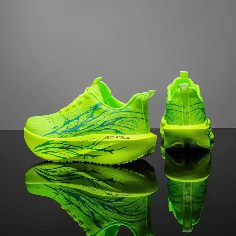 Marathon Men Running Shoes Lightweight Women's Comfortable Carbon Board Speciality Sports Breathable Athletic Nonskid Sneakers — image 2