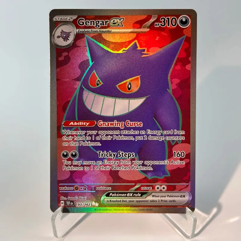 Pokémon 151 PKM Cards PTCG3-D Bulbasaur Squirt Rainbow Gengar ex Holographic Ex GX Rare Collection Battle Toys Hadiah untuk Hobi — image 32