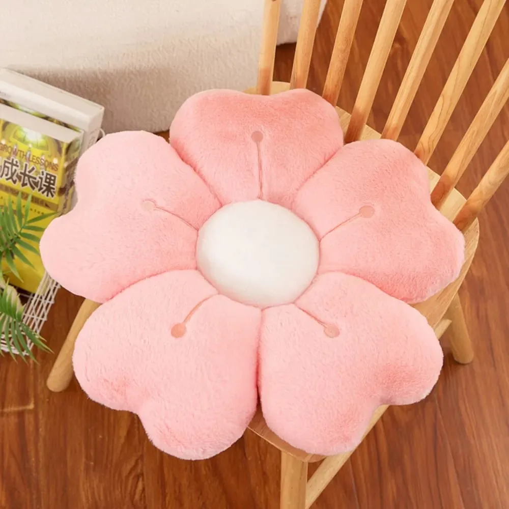 Almohada suave en forma de flor, bonito colchón, cómodo cojín decorativo para sofá, cojín para el suelo, cojín para silla, regalo — image 9