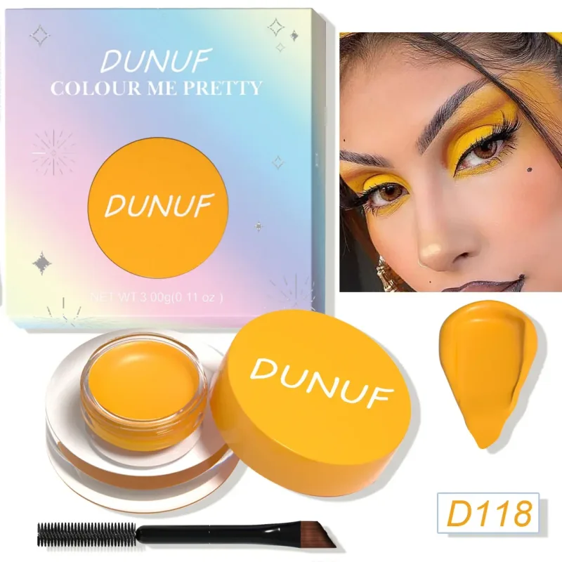Wasserdichte und langlebige matte Lidschatten-Eyeliner-Creme, 12-farbige Augenbrauen-Färbecreme, Multifunktions-Gesichtsfarbe, Creme-Make-up — image 8
