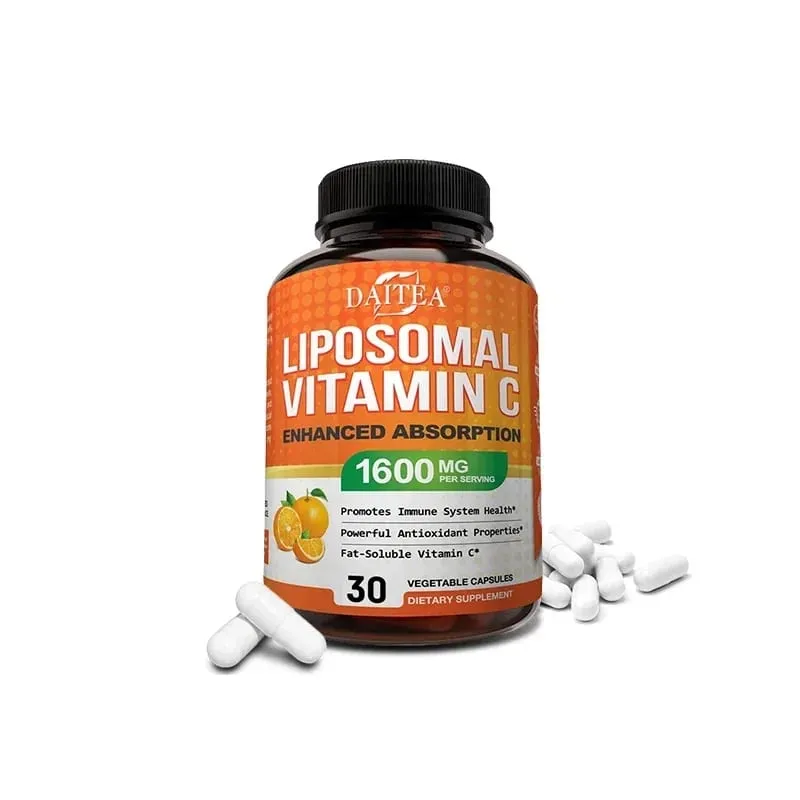 Vitamin C Liposomal 1600 Mg - Vitamin C Larut Lemak Sangat Boleh Serap Vitamin C Antioksidan Sistem Imun & Penggalak Kolagen — image 8