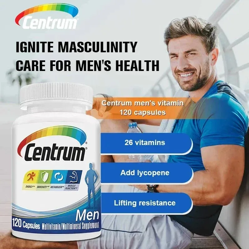 Men's Daily Vitamin Multivitamin/Multimineral with Vitamin D3 B Vitamins Antioxidants Metabolism Immunity Energy Muscle — image 3