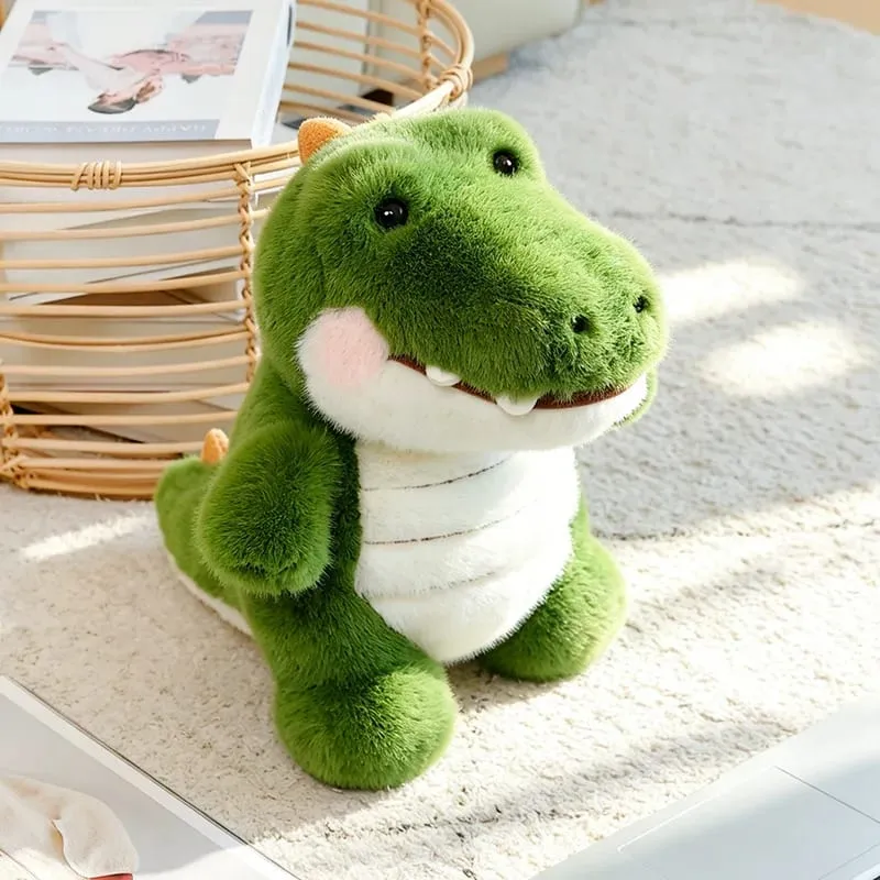 Lovely Crocodile Plush Chubby Animal Comel Boleh Dipeluk Bantal Sofa Sandaran Tempat Tidur Rumah Decro — image 7