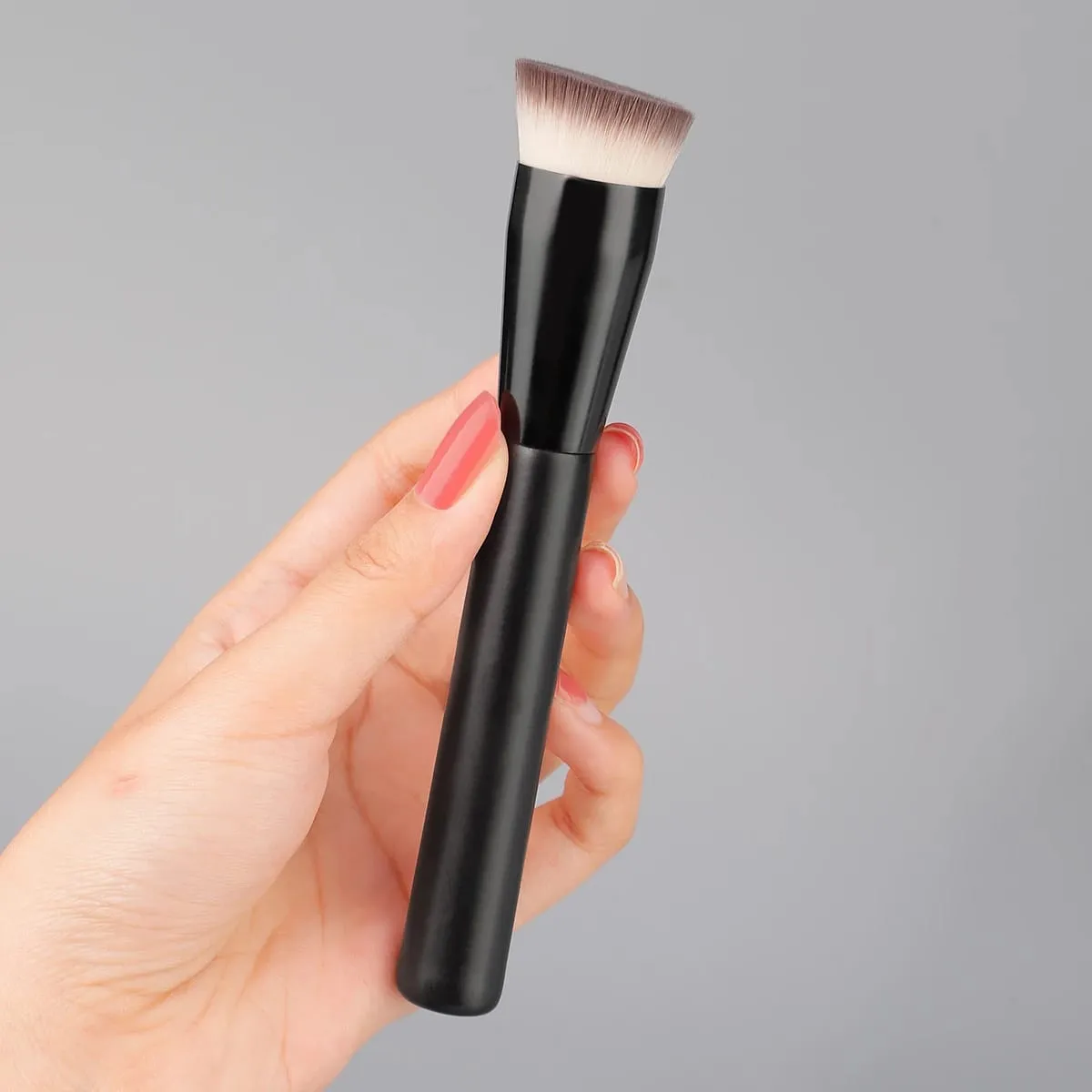 Make-up kwasten Foundation Concealer Schuine naadloze hoes Synthetische donkere cirkel Vloeibare crème Cosmetica Contourborstel Beauty Tool — image 2