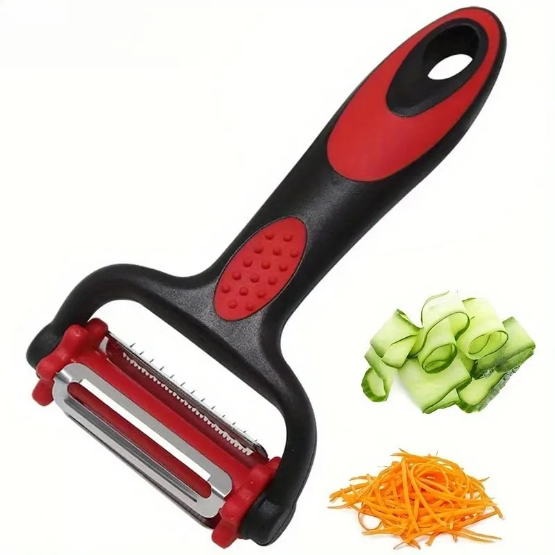 Pelapatate multifunzionale 3 in 1 per frutta e verdura, grattugia e trituratore: l'utensile da cucina definitivo Accessori da cucina — image 5