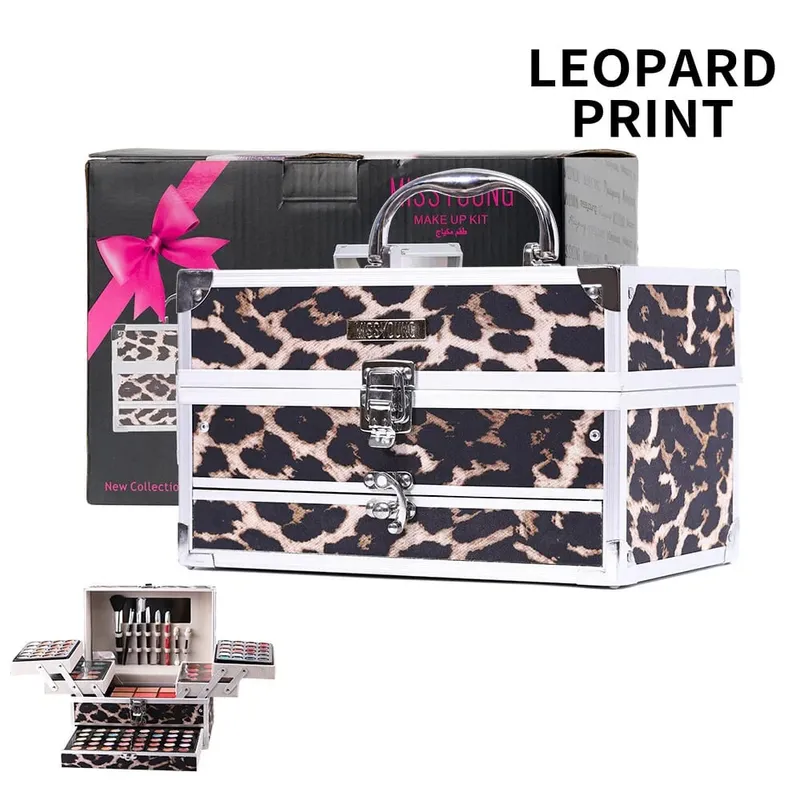 Full Face All-in-One Makeup Set Eyeshadow & Blush Integrated Palette Long Lasting Portable Multifunctional Facial Cosmetics Kit