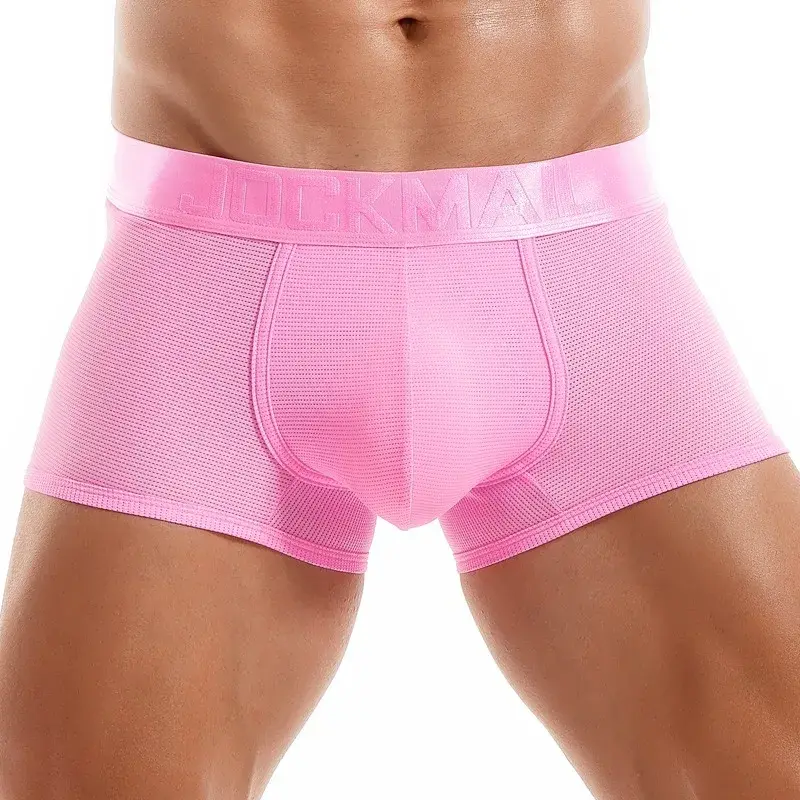 Sexy Underwear Mens Flat Corner Pants Ice Silk Breathable Youth Quadrangle Pants Guard Pants Mesh Quick Drying — image 10