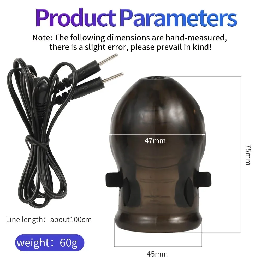 Electro Shock Penis Ring Electric Penis Enlarger Massage Penis Ring Adult Themed Toys Electrocal Stimulate Sex Toys For Men — image 6