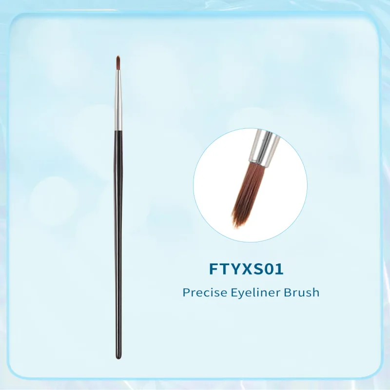 Ovw novos pincéis de maquiagem cabo preto macio macio sombra fundação corretivo mistura blush escova cosméticos ferramenta beleza — image 17