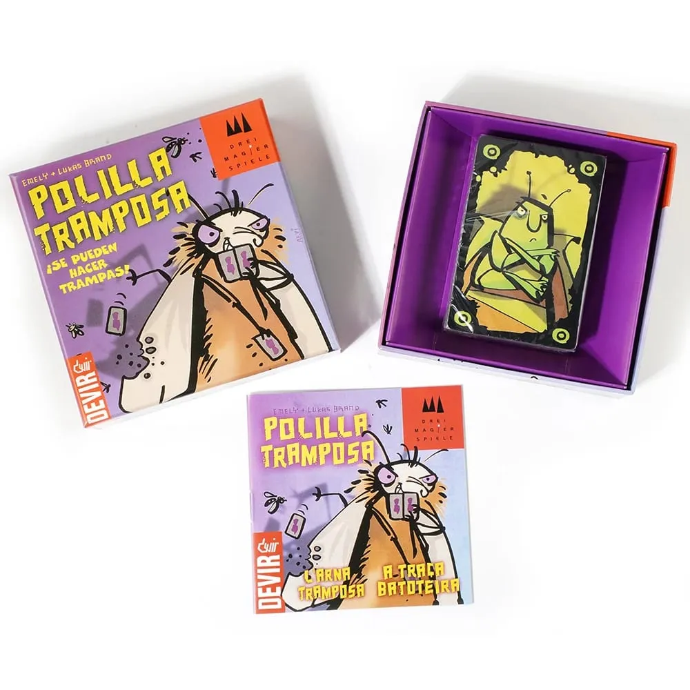 Jeu de cartes Polilla Tramposa Devir Jeu de table familiale Divertido donde se Permite Hacer Trampas para Niños y Adultos — image 2