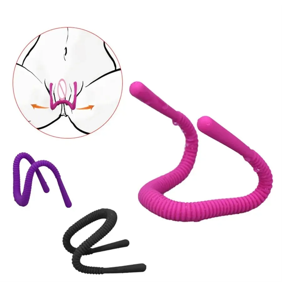 Pinces à lèvres en Silicone épandeur de chatte Stimulation du Clitoris du point G spéculum vaginal sexe Oral propagation des lèvres vaginales jouet sexuel pour les femmes — image 4