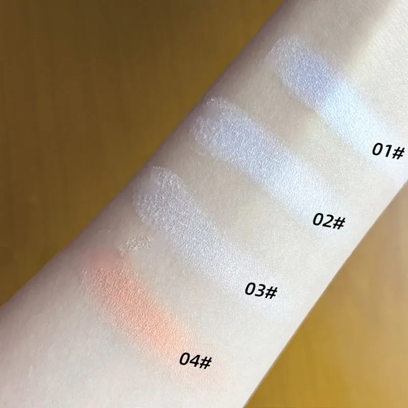 Mat hvid monokrom øjenskyggepalette Naturlig 3D Brightening Eyeshadow Highlighter Powder Langtidsholdbar øjenmakeuppalette — image 3