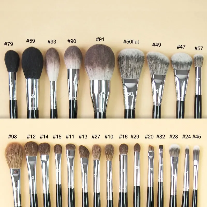 Vysoce kvalitní sada štětců na make-up Pro make-up štětec Liquid Powder Eyeshadow Crease Concealer kosmetické nástroje vynikající — image 7