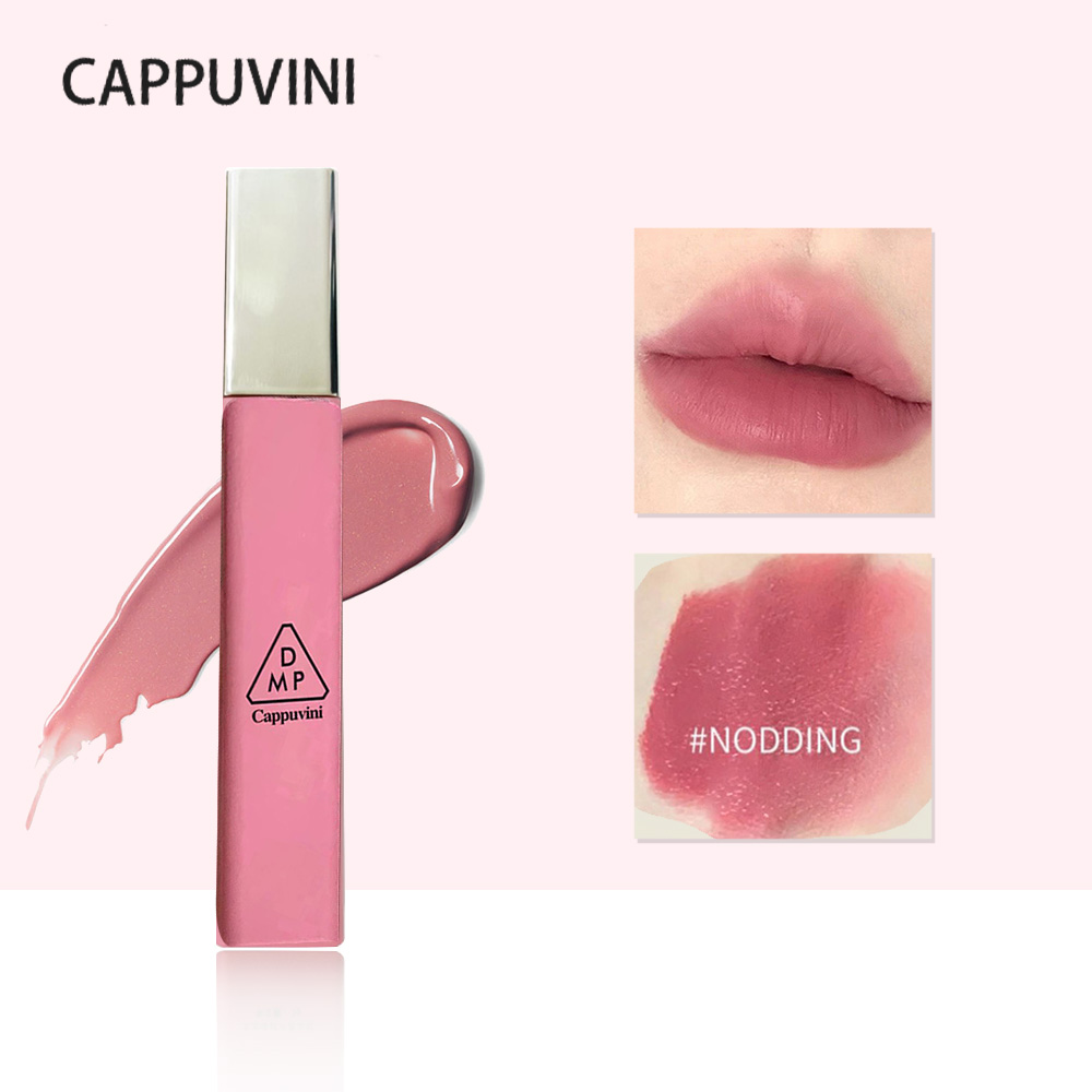 Cappuvini Matte Velvet Lip Glaze Hydratační hladká dlouhotrvající rtěnka Makeup Lesk na rty