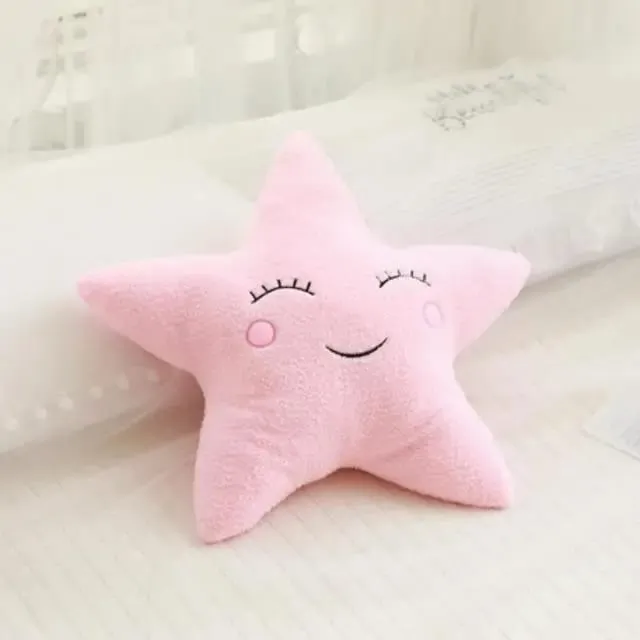 New Stuffed Cloud Moon Star Raindrop Plush Pillow Soft Cushion Toys For Children Baby Kids Girl Christmas Gift Room Car Decor — image 13