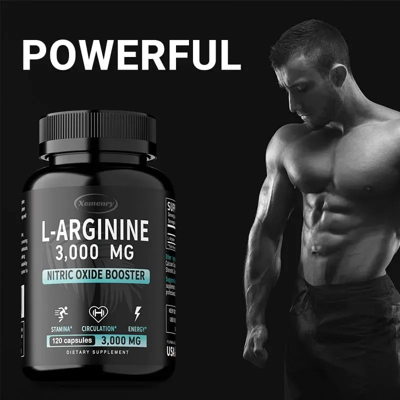 L-arginin 3000 mg - podporuje růst svalů Funkce cév Zvyšuje energii Zlepšuje vytrvalost a podporuje krevní oběh — image 7