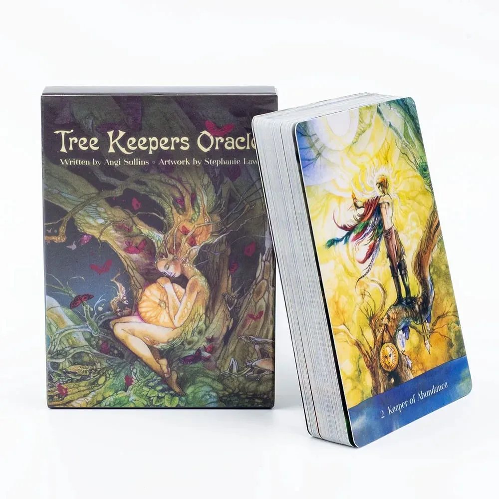 Ağaç Bekçileri Oracle 44 Kart Güverte Tarot Eğlence Eğlence Kartı Aile Toplama Kehanet Kurulu Oyun Kartları 10.4*7.4CM — image 3