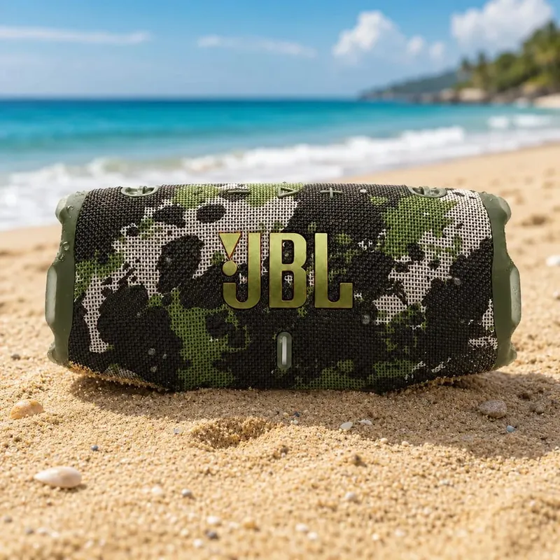 JBL Charge 6 Speaker Bluetooth Portabel Subwoofer Bass Dalam Nirkabel IP68 Tahan Air Suara Pro Kotak Boom Berkemah Pesta Luar Ruangan — image 12