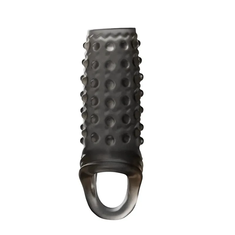 Anneaux de pénis pour hommes retardent l'éjaculation préservatif Extension de manchon de pénis étendre gode adulte Plug Anal jouets sexuels pas de vibrateur pour les femmes — image 17