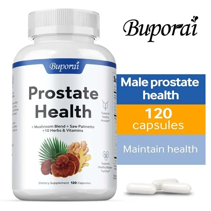 Prostate Health - Support Prostate and Heart Health Enhance Immunity Antioxidant Scavenger Free Radicals 120 Capsules — image 1