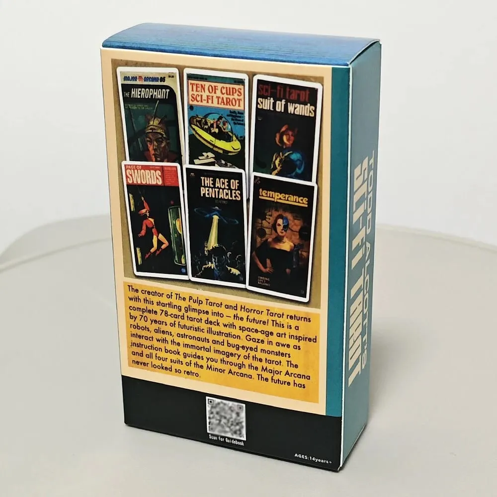 Bộ bài Tarot theo chủ đề khoa học viễn tưởng Tarot của Todd Alcott dựa trên hệ thống Rider Waite 10,3 * 6cm 78 lá bài Tarot — image 2