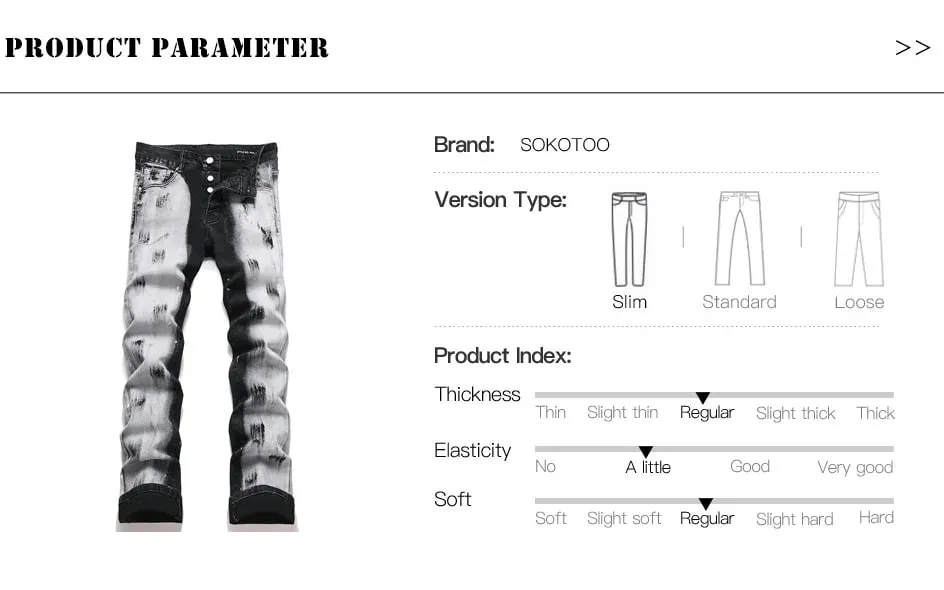 Giày Boot Nam Cắt Denim Jeans Sơn Nút Bay Slim Quần Loe Áo Dạo Phố Co Giãn Spandex Quần Cotton