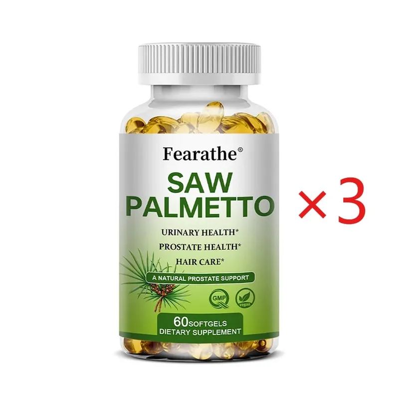 Saw Palmetto Prostate Health Supplement Promote Urinary Tract Function 500mg Per Serving - Vegan Non-GMO Capsules — image 11