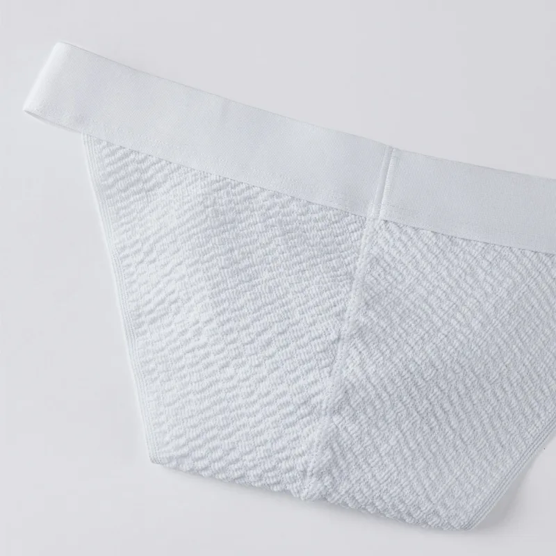 Uomo Maglia tessuta Forcella alta Slip Biancheria intima per adulti Traspirante U Pouch Elastico Morbido G-String Perizoma Mutandine unisex Mutande da uomo — image 12
