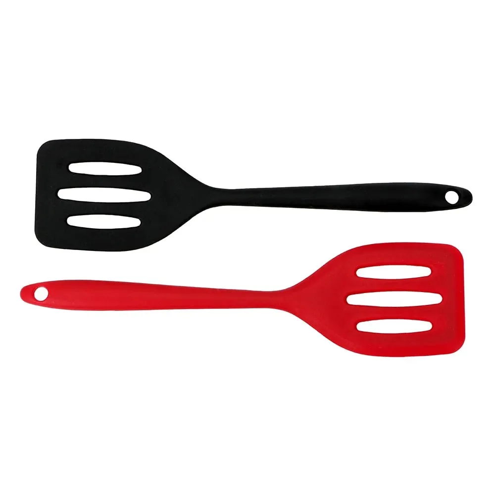 Gadget Peralatan Dapur Wajan Penggorengan Ikan Telur Sendok Turner Berlubang Sekop Goreng Peralatan Memasak Spatula Turner Silikon — image 7
