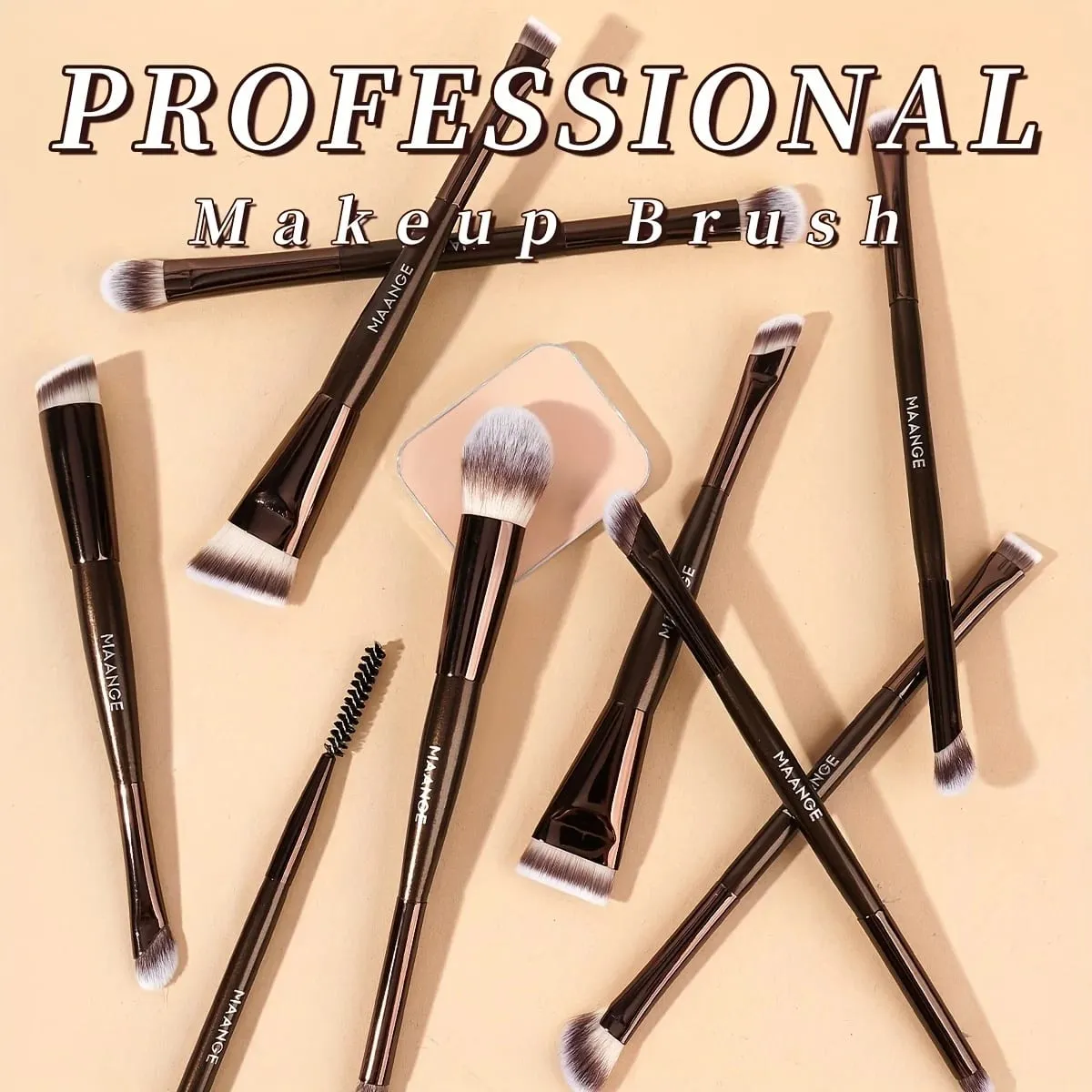 16pcs Face Brushes Set Foundation Blush Concealer Eye Shadow Brushes Multi-Purpose Brush Set Kabuki Brush Festival Gift — image 6