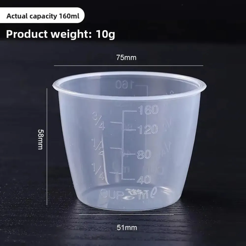 Mini misurino per riso da 100/160 ml in plastica con brocche dosatrici trasparenti Strumenti di misurazione bilancia da cucina digitale — image 8