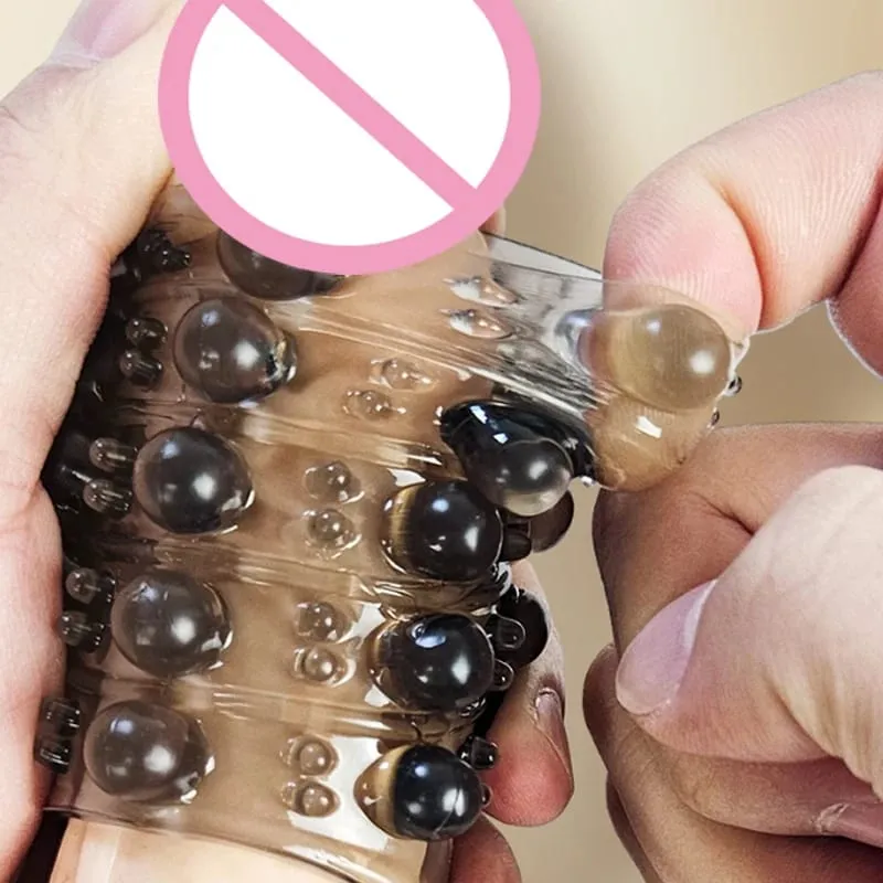 4 tip Penis Büyütme Kollu Penis Extender Ereksiyon Horoz Halka Gecikme Boşalma Erkekler için Seks Oyuncakları Yetişkin Seks Oyunu — image 5