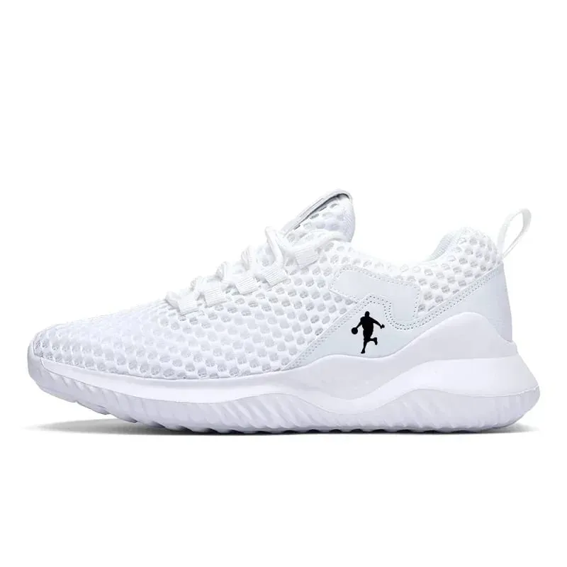Männer Turnschuhe Lightwhite Atmungsaktive Laufschuhe für Männer Mesh Sommer Lace-Up Outdoor Wanderschuh Zapatillas De Deporte — image 9
